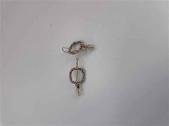 Orecchini Daniela De Marchi Donna Kate in Ottone Quarzo OR1269 OVI - OR1269 OVI